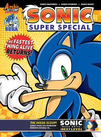 Sonic Super Special Magazine #14 (Re-release Cover)